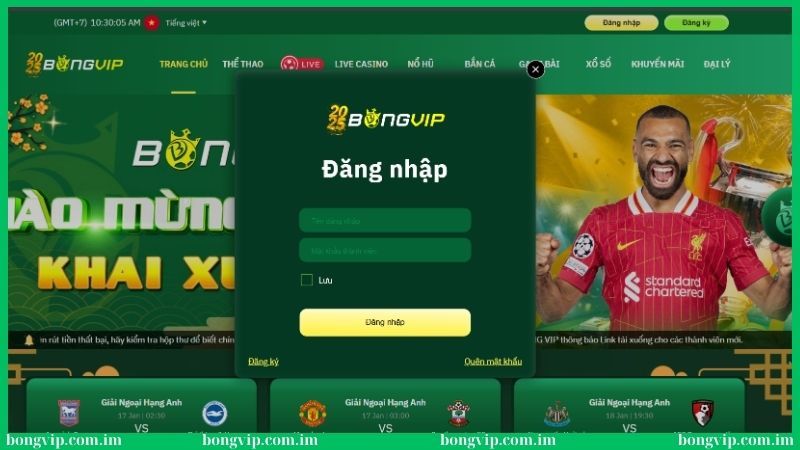 Hướng dẫn chi tiết cách đăng nhập tại nhà cái Bongvip